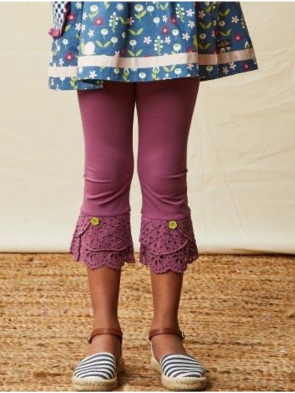 Matilda Jane enchanted garden leggings size 6